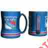 226764 47777 Boelter Brands Nhl New York Rangers Sculpted Coffee Mug Blue 14 Oz 846757105601
