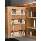 4asr-18 Series Adjustable Door Mount Spice Rack With Shelves 090713004464