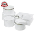 5-piece Dinnerware Storage Set White