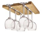 5025 Fox Run Craftsmen Brands Wine Glass Rack Wood Adjustable Under Cabinet Installation 030734050255