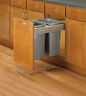 503.11.556 Hafele Kv Tall Quart Double Pull Out Waste Nickel