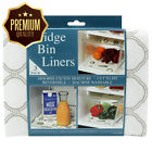 507101 Envision Home Fridge Bin Shelf Liners Gray Trellis Piece