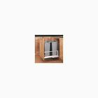 5349-18dm-217 Yozos Pulls Rev-a-shelf Double 35 Qt Pull-out Brushed And Silver Waste Container Cabinet 090713818436 5349-18dm-217 Yozos Pulls Rev-a-shelf Double 35 Qt Pull-out Brushed And Silver Waste Container Cabinet 090713818436