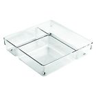 53530 Interdesign Linus Kitchen Drawer Organizer For Silverware Spatulas Gadget