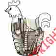 55288 Bwt New Rooster Flatware Caddy Store Your Utensils Or Any Other Organizational Need 841110142316 55288 Bwt New Rooster Flatware Caddy Store Your Utensils Or Any Other Organizational Need 841110142316