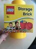 5711938000035 Lego Storage Box Brick Round Bright Yellow New 5711938000035 Lego Storage Box Brick Round Bright Yellow New
