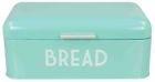 58632 Bread Box Metal With Lid Retro Style Turquoise 600188158632
