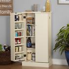 590503 Pantry Cabinet Kitchen Food Storage Large Organizer Three Doors White 590503 Pantry Cabinet Kitchen Food Storage Large Organizer Three Doors White