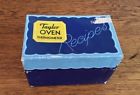 5928 Taylor Vintage Oven Recipe Box With Dividers Model
