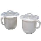 61035010304 Silicone Crystal Disposable Drinkware Lid Cover Set Of 849606050169