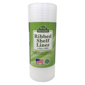 612 Vermont 855105008976 12 Inch X 40ft Clear Ribbed Waterproof Non-adhesive Plastic Shelf Liner For Use 612 Vermont 855105008976 12 Inch X 40ft Clear Ribbed Waterproof Non-adhesive Plastic Shelf Liner For Use