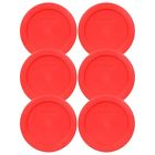 6132020833703 Pyrex Red Round Cup Storage Lid For Glass