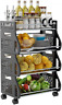 618056815198 Dusasa Tier Rolling Stackable Vegetable Fruit Basket Utility 618056815198 Dusasa Tier Rolling Stackable Vegetable Fruit Basket Utility