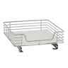 61820-1 Design Trends Inch Standard Extended Organizer In Chrome With White