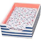 Tw8c-18828 636225770925 Gibson Ceramic Guest Towel Caddy Striped