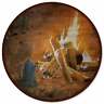 646054914247 Wgi Gallery Evening Campfire Wood Lazy Susan Multi