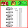 682228718358 Connyam Pack Stainless Steel Wide Mouth Mason Jar