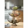 692789100318 Kindwer Decorative Wire Basket Stand Brown Bohemian And