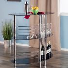 6ase8y5fyl Winsome Trading Shelf Kitchen Bar Table Curve Shape Elegant Wine
