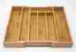 7-slot Kitaidpro Expandable Bamboo Drawer Organizer With 2 Adjustable 853708006542