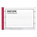 703800066442 Brownlow Gifts Recipe Cards Red White Farmhouse
