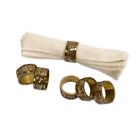 70410-6 Imax Home Omiska Napkin Rings Set Of 784185704105