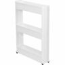 704660926389 Trademark Innovations Slim Slide Out Storage Tower White