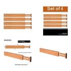 709046484101 Bamsira Kitchen Storage Organization Accessories Bamboo Drawer Dividers