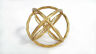 712038791194 Everydecor Small Gold Sphere With Inner Flower Petal