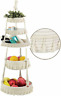 735551538879 Aels Tier Boho Woven Hanging Fruit Baskets Basket
