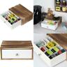 7445009168109 Jackcube Design Rustic Wood Tea Storage Box Bag