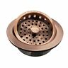 D214-11 747028214117 Westbrass Kitchen Basket Strainer Antique Copper