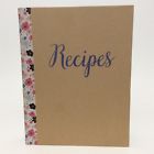 765940788721 Horizon Group Recipe Ring Binder Set Floral Spine