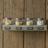 770172 Ctw Galvanized Metal Storage Bin With Nameplates Glass 801106184584
