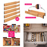 782290689430 Rapturous Bamboo Drawer Dividers Pack Of Expandable Organizers