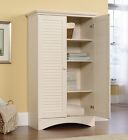 782298627359 Sauder Kitchen Pantry Cupboard Storage Cabinet White Bathroom Furniture Room Door New