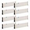793811793918 Tenabort Set Of Adjustable Drawer Dividers Organizer Separators