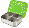 794504491821 Lunchbots Green Lunch Bots Quad Stainless Steel Food