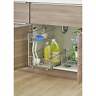 813831020464 Trinity Sliding Undersink Organizer Silver