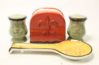 82025-28 Tuscany Fleur De Lis Piece Stove Top Set 639036820254