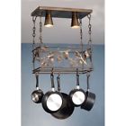 7056965 82756 Meyda Tiffany Two Light Down Lighting Pot Rack 705696827565