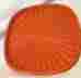 839-18 Tupperware Vintage Servalier Replacement 7 1 2 Square Orange Lid Only 839