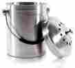 83997 Priority Chef Kitchen Compost Bin 1 Gallon Soft Silicone Handle Stainless Steel Indoor Use 6297980583997 83997 Priority Chef Kitchen Compost Bin 1 Gallon Soft Silicone Handle Stainless Steel Indoor Use 6297980583997