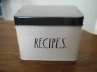 846307049287 Rae Dunn Authentic New Recipe Box With Cards