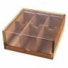 8541896309 Minda Bamboo Wood Industry Acacia Tea Bag Organizer Storage Compartments 8541896309 Minda Bamboo Wood Industry Acacia Tea Bag Organizer Storage Compartments