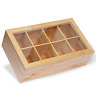 8541896317 Ecbanli Bamboo Tea Box Bag Organizer With Deeper 696583781704 8541896317 Ecbanli Bamboo Tea Box Bag Organizer With Deeper 696583781704