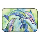 8548ddm  Carolines Treasures Dolphin Dish Drying Mat Multicolor Caroline 652259236176