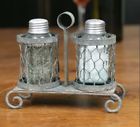 860375t Unbranded Chicken Wire Salt Pepper Caddy Country Kitchen 801106141358 860375t Unbranded Chicken Wire Salt Pepper Caddy Country Kitchen 801106141358