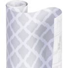 8607207 Metro Gray Lattice Adhesive Decorative Shelf Liner 081654019723