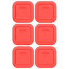 8701-pc Pyrex Cup Square Red Plastic Replacement Lid Cover 681920959311